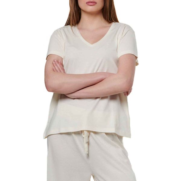 Body Action V-Neck T-Shirt W