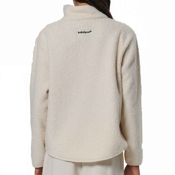 Body Action Oversize Boucle-Fleece Half-Zip W