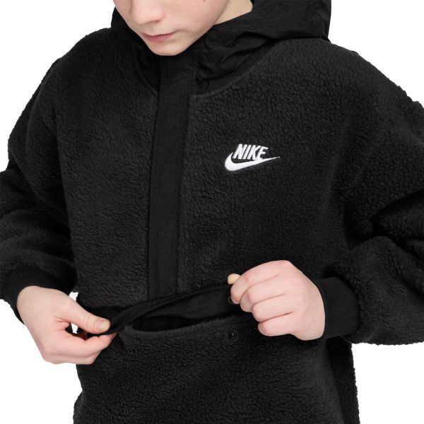Nike Sportswear Club Fleece Loose Quarter-Zip Hoodie K
