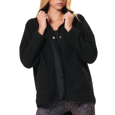 Body Action Oversize Boucle-Fleece Jacket W