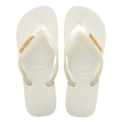 Havaianas Logo Metallic Flip Flops W