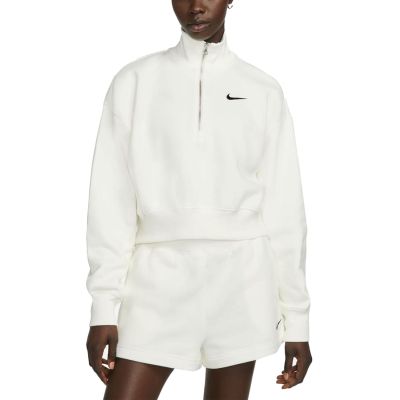 Nike Sportswear Phoenix Fleece Quarter-Zip Crop Sweater W