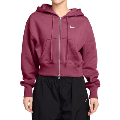 Nike Sportswear Phoenix Fleece Full-Zip Crop Hoodie W