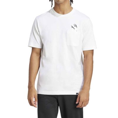 adidas Lounge Slides Graphic Pocket T-Shirt M