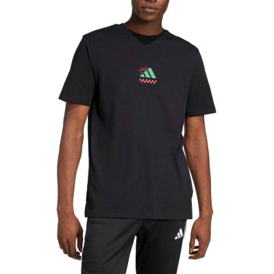 adidas Lounge Pizza Graphic T-Shirt M